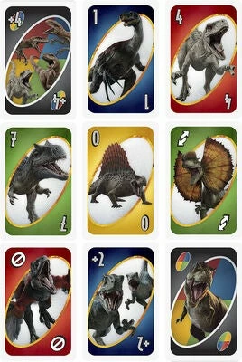 Mattel UNO Jurassic World 3 Kortspill 6 Mattel UNO Jurassic World 3 Kortspill - Bilde 4