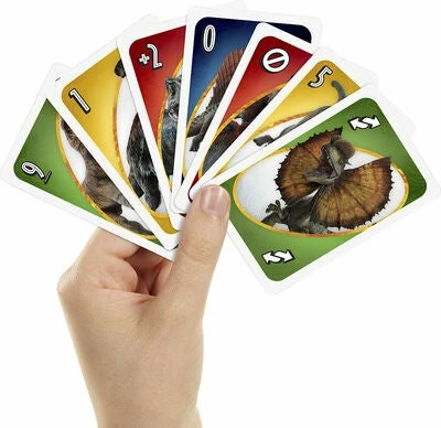 Mattel UNO Jurassic World 3 Kortspill 7 Mattel UNO Jurassic World 3 Kortspill - Bilde 5