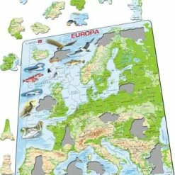 Larsen Europa Rammepuslespill 87 Brikker