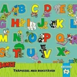 Bamse - Verdens Sterkeste Bjørn Kärnan Rammepuslespill Bamse Bokstaver