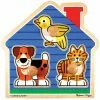 Melissa & Doug Puslespill Husdyr, 3 Biter -jollyroom Salg MD 12055 1843 1