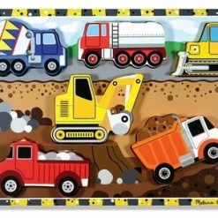 Melissa & Doug Puslespill Kjøretøyer 6 Biter