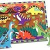 Melissa & Doug Puslespill Dinosaur 6 Biter -jollyroom Salg MD 13747 1