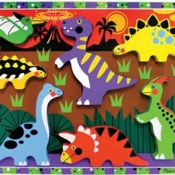 Melissa & Doug Puslespill Dinosaur 6 Biter 5 Melissa & Doug Puslespill Dinosaur 6 Biter -jollyroom Salg MD 13747 2