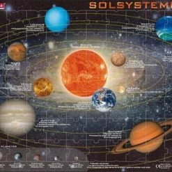 Larsen Solsystemet Rammepuslespill 70 Brikker -jollyroom Salg SS1 NO 3866 2
