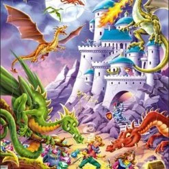 Larsen Drager Rammepuslespill 50 Brikker -jollyroom Salg US17 ZZ 3866 2