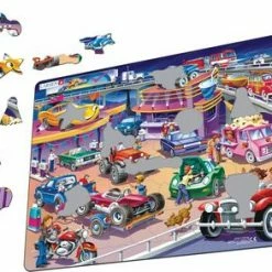 Larsen Biler Rammepuslespill 58 Brikker