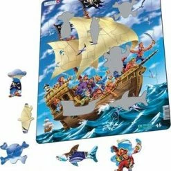 Larsen Pirater Rammepuslespill 30 Brikker